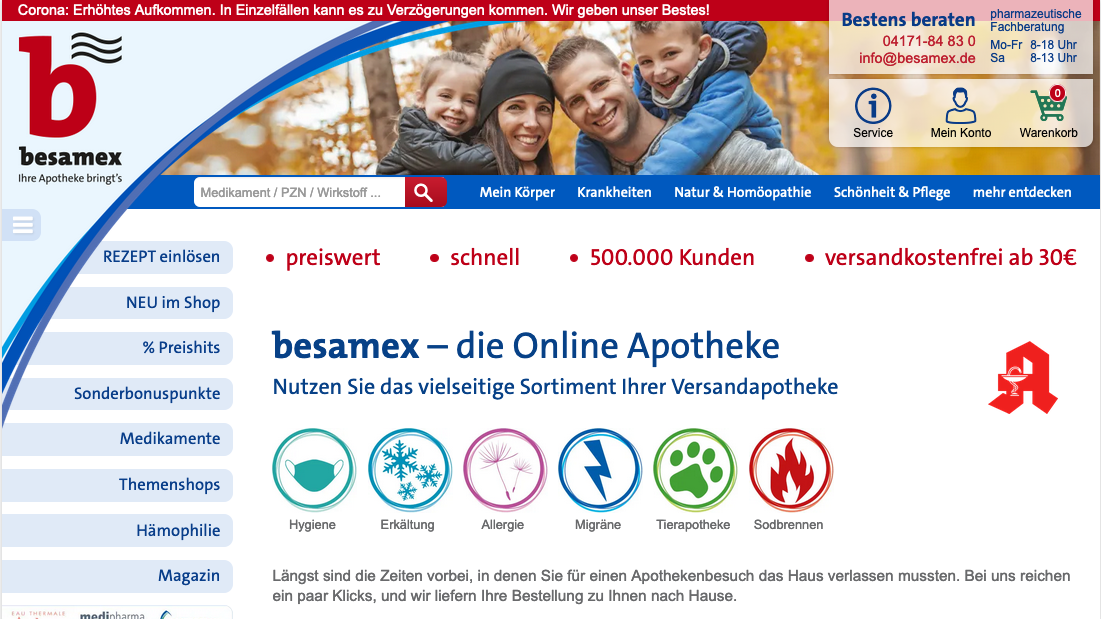 Zur Besamex Apotheke